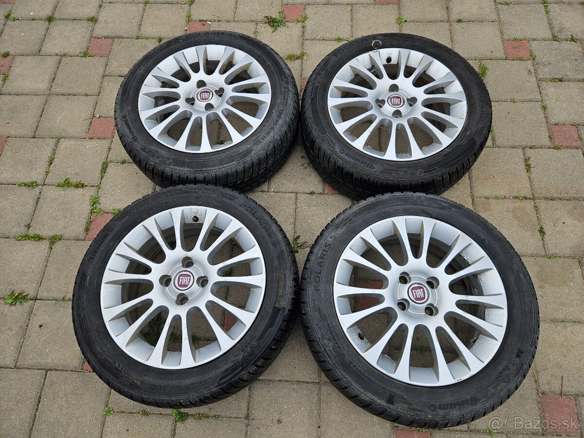 Mám na predaj sadu elektronov na Fiat R16 + pneu 195/55 R16