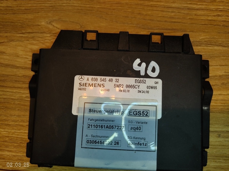 modul rj prevodovky Mercedes w211 A0305454032 40€