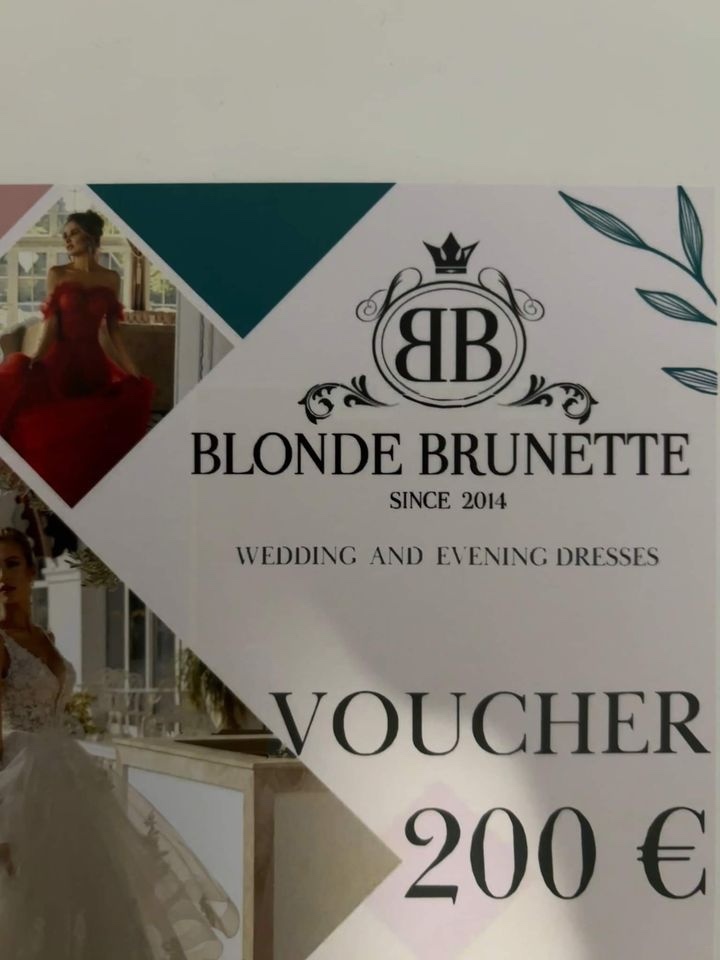 200€ poukaz Blonde Brunette