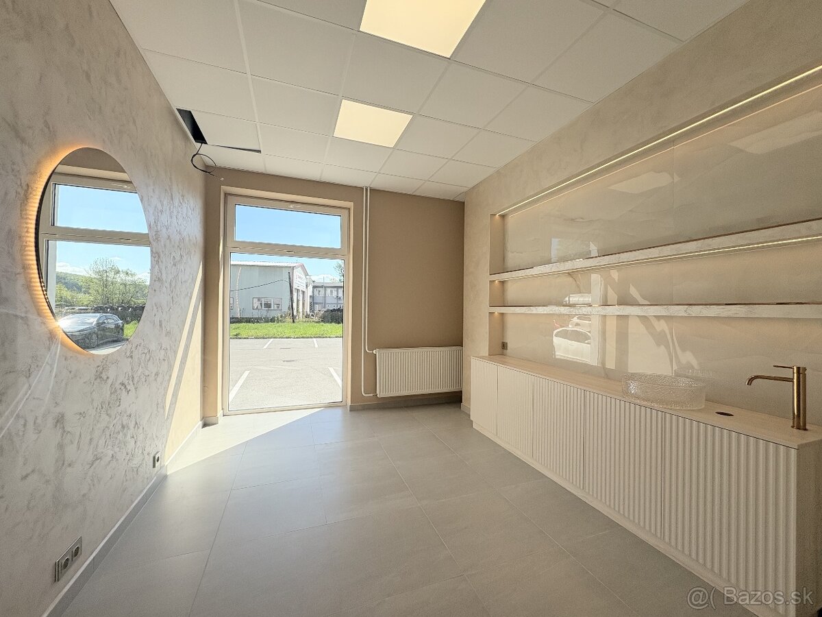 Priestory pripravené pre kozmetický salón