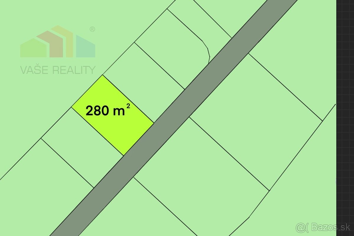 Na predaj pozemok Ilava, 280 m2