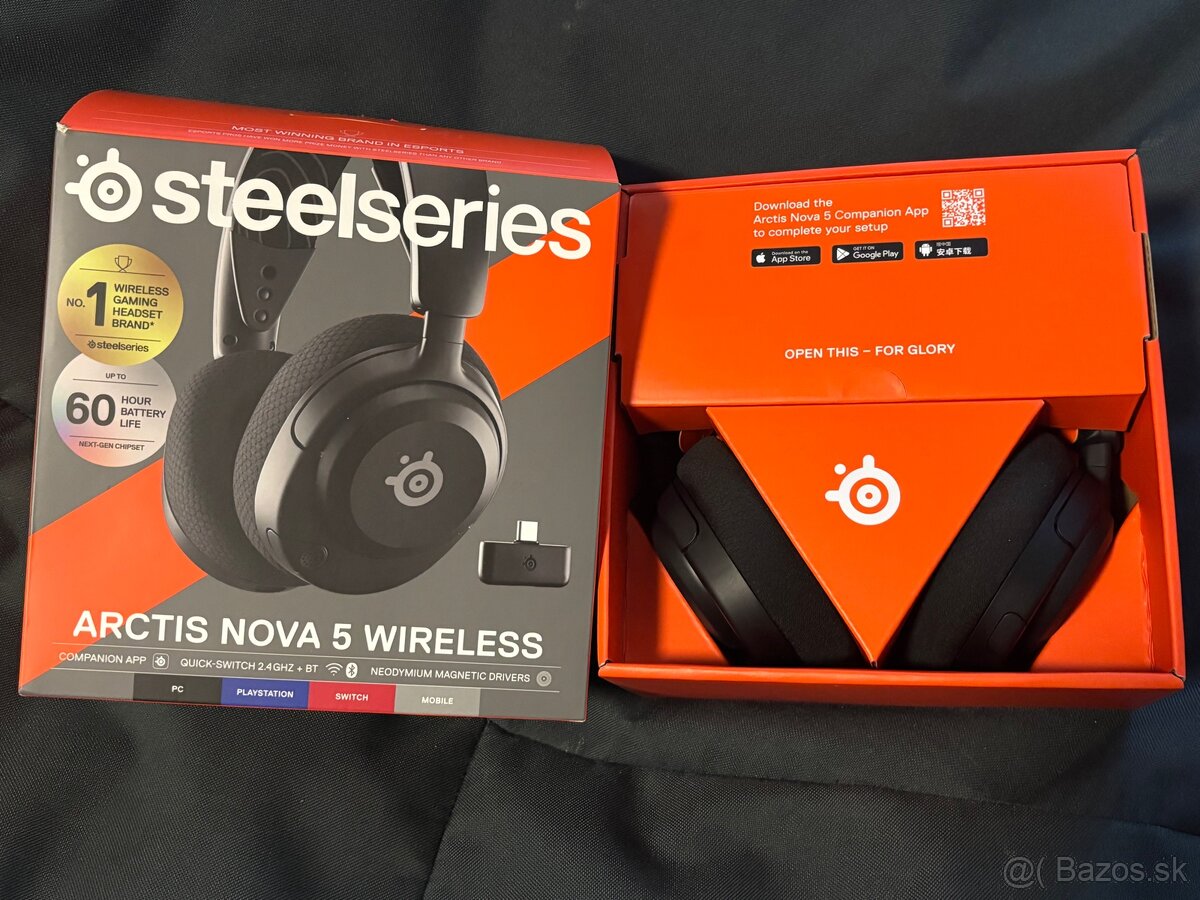SteelSeries Arctis Nova 5 - nepoužité