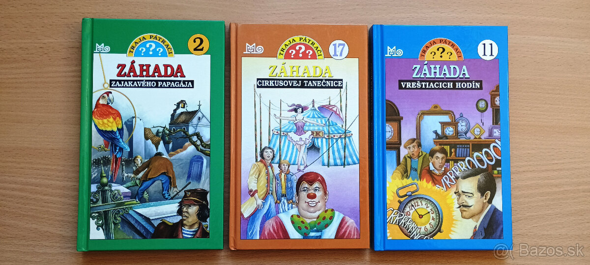 3x Traja Pátrači - diely č. 2, 11, 17