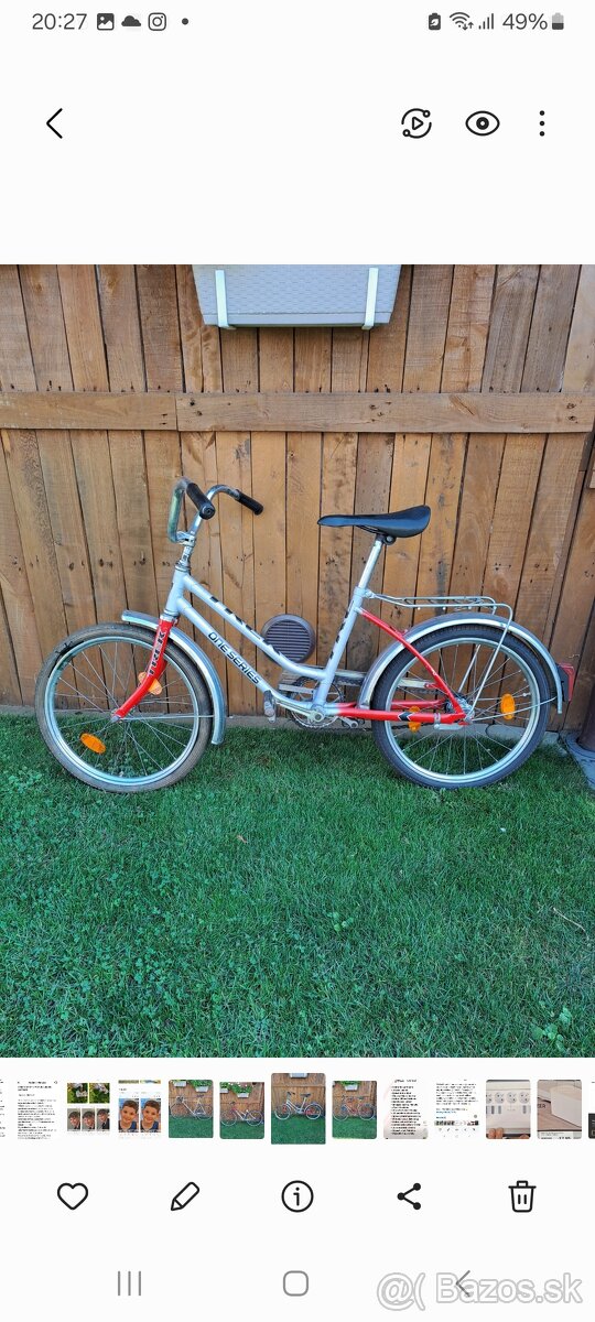Detský retro bicykel