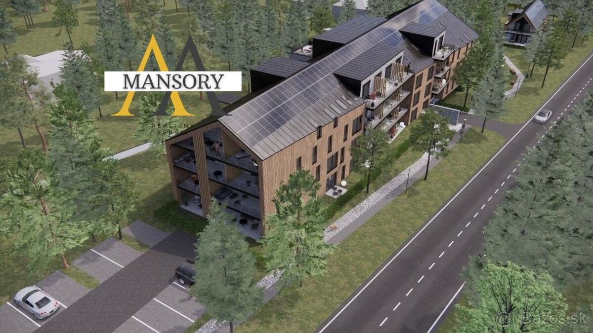 Na predaj luxusný 3-izbový byt A42 v Tatranskej Štrbe o výme