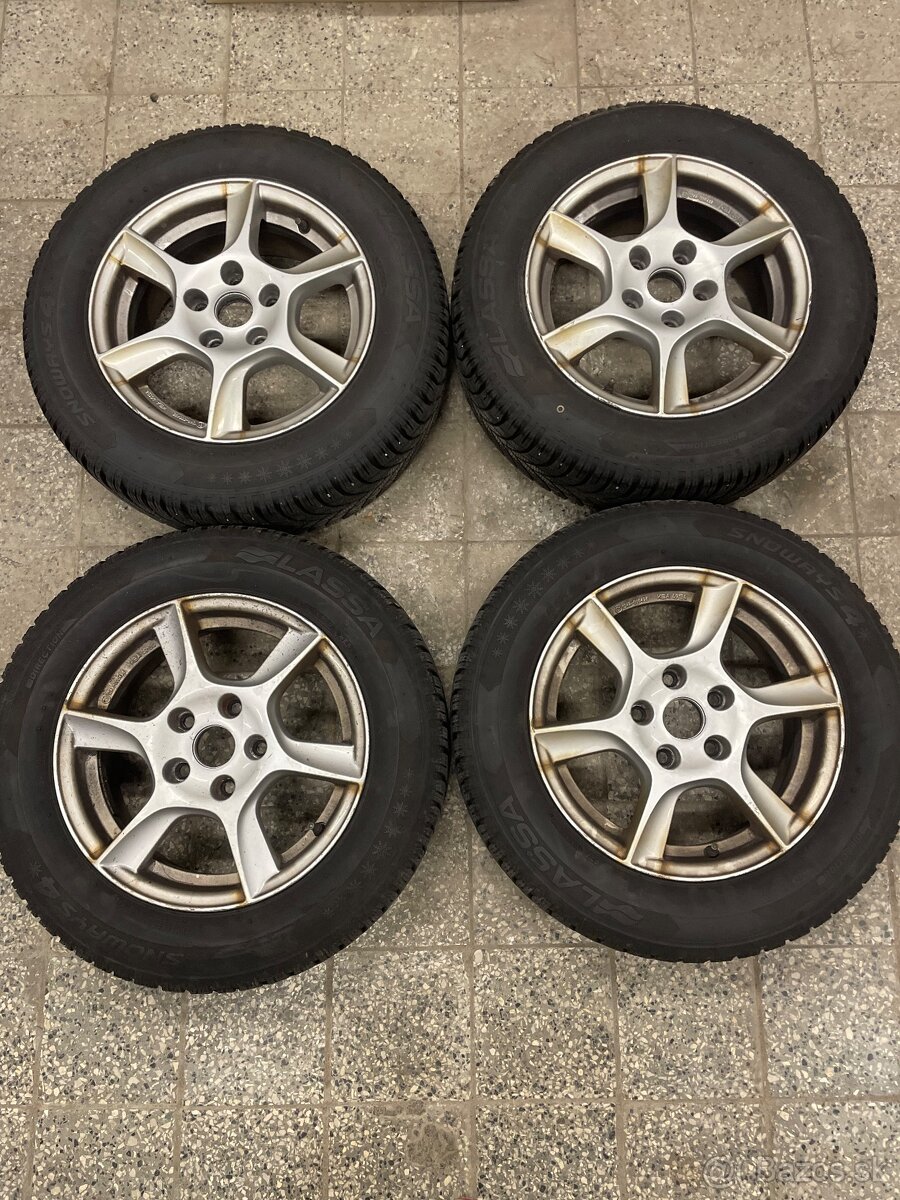 5x112 r15 elektróny Volkswagen + zimne 195/65 r15 Lassa