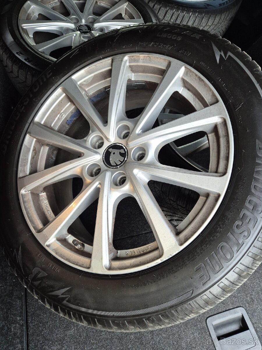 5x112R17+215/55R17 ZIMNE KOMPLETY
