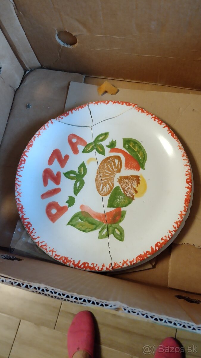 Pizza tanier - retro