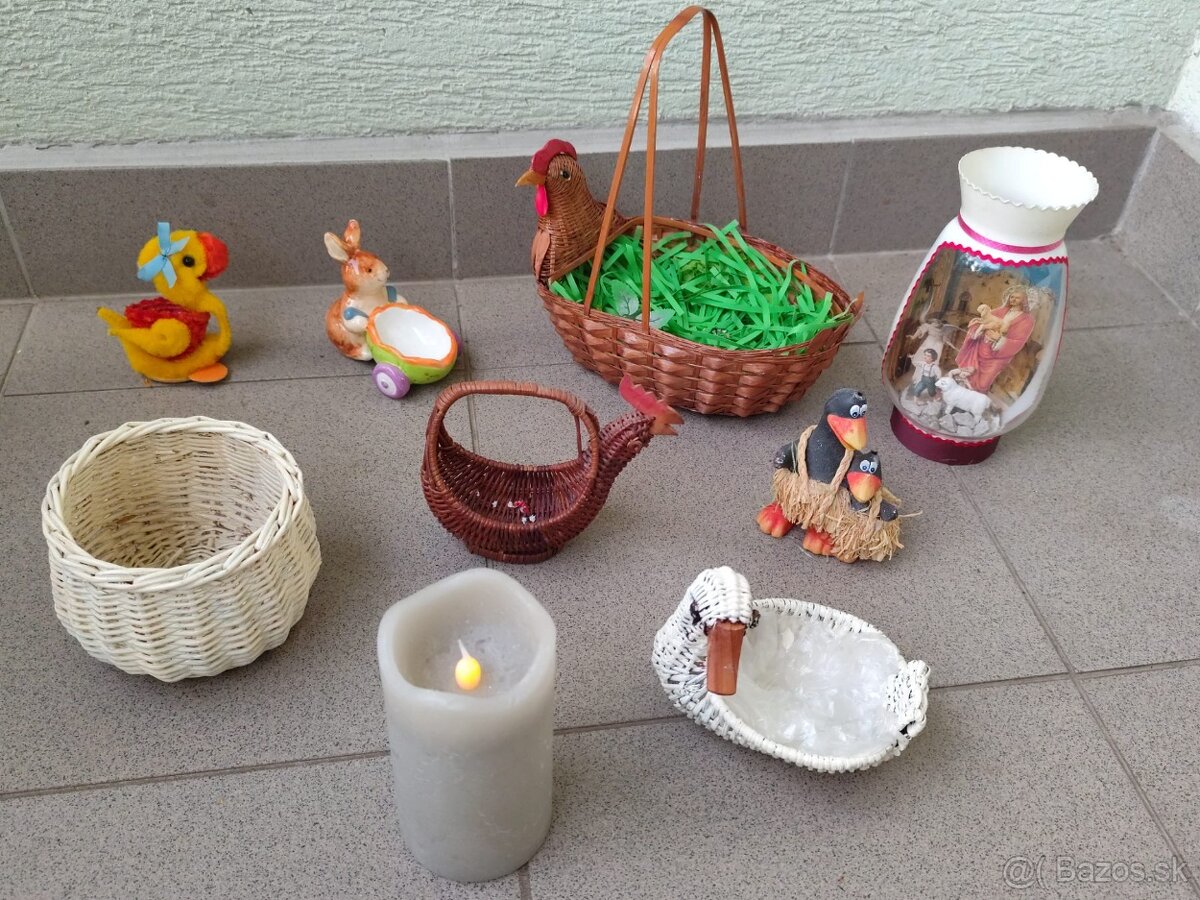 Predám tieto veľkonočné dekorácie. Cena za celok: 9€