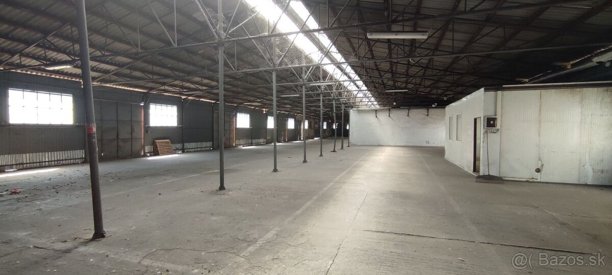 NA PRENÁJOM – SKLADOVÁ HALA 3000 m² V GALANTE, STRÁŽENÝ AREÁ