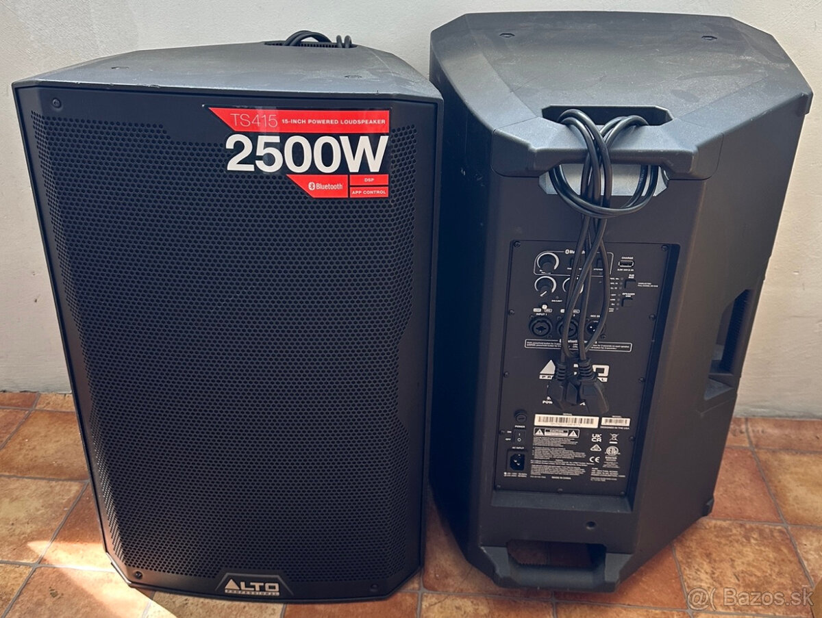 ALTO TS415 aktívna reprosústava 1250/2500W