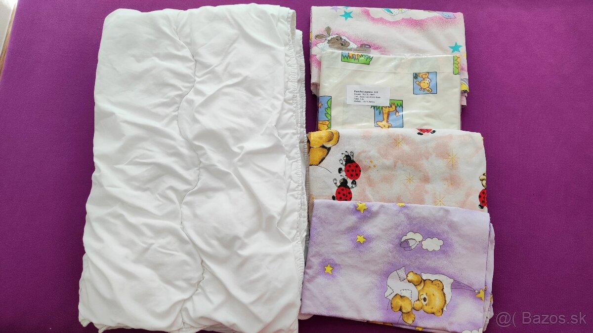 Paplón a obliečky do postieľky