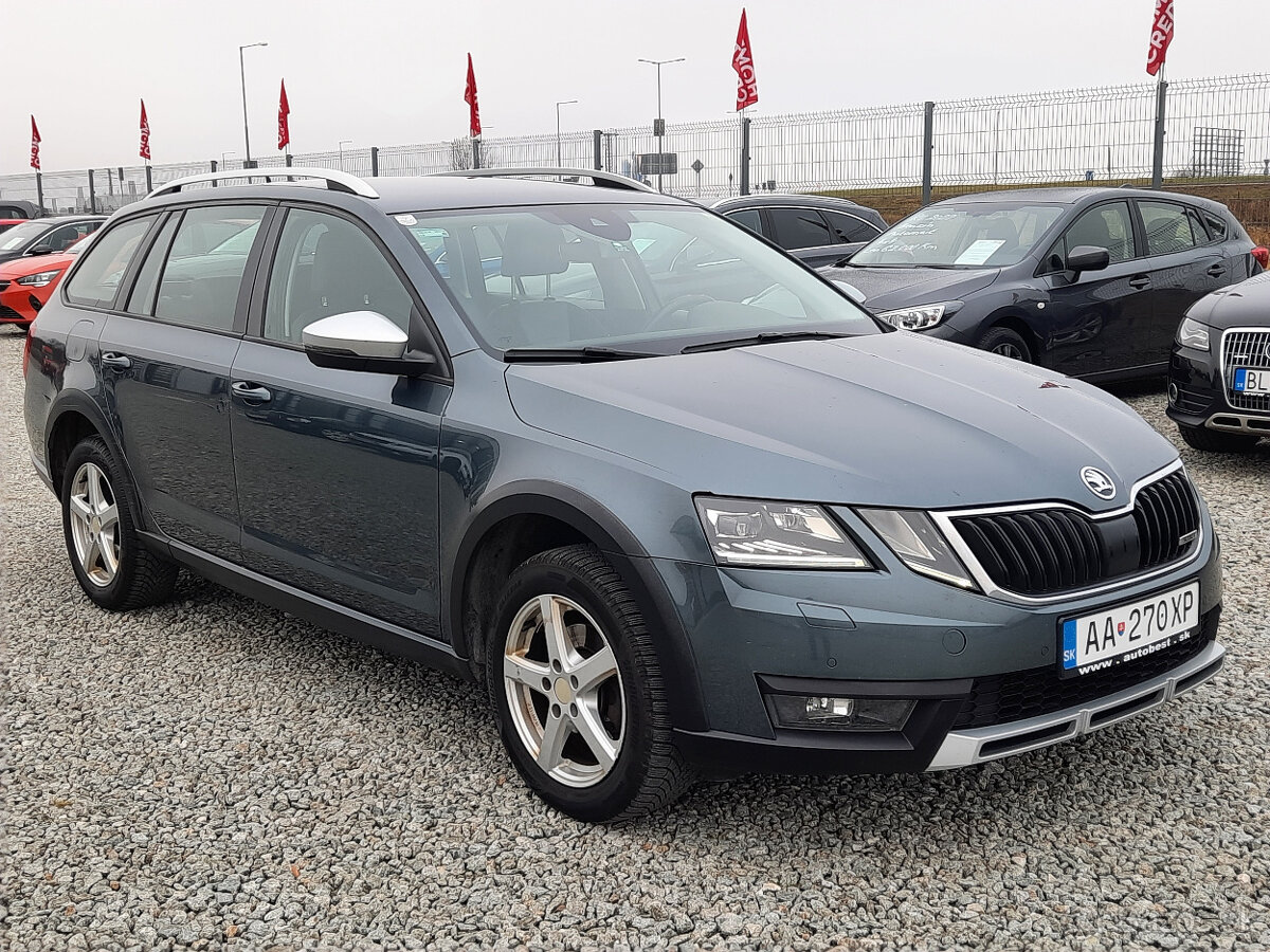Škoda Octavia Scout 2,0 TDi LED svetlá