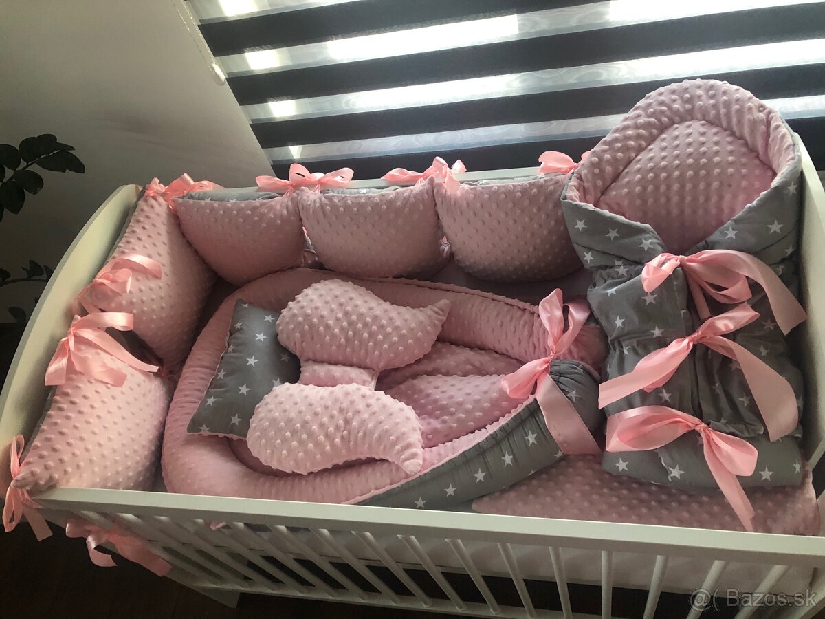 Ručne šitý SET do postieľky