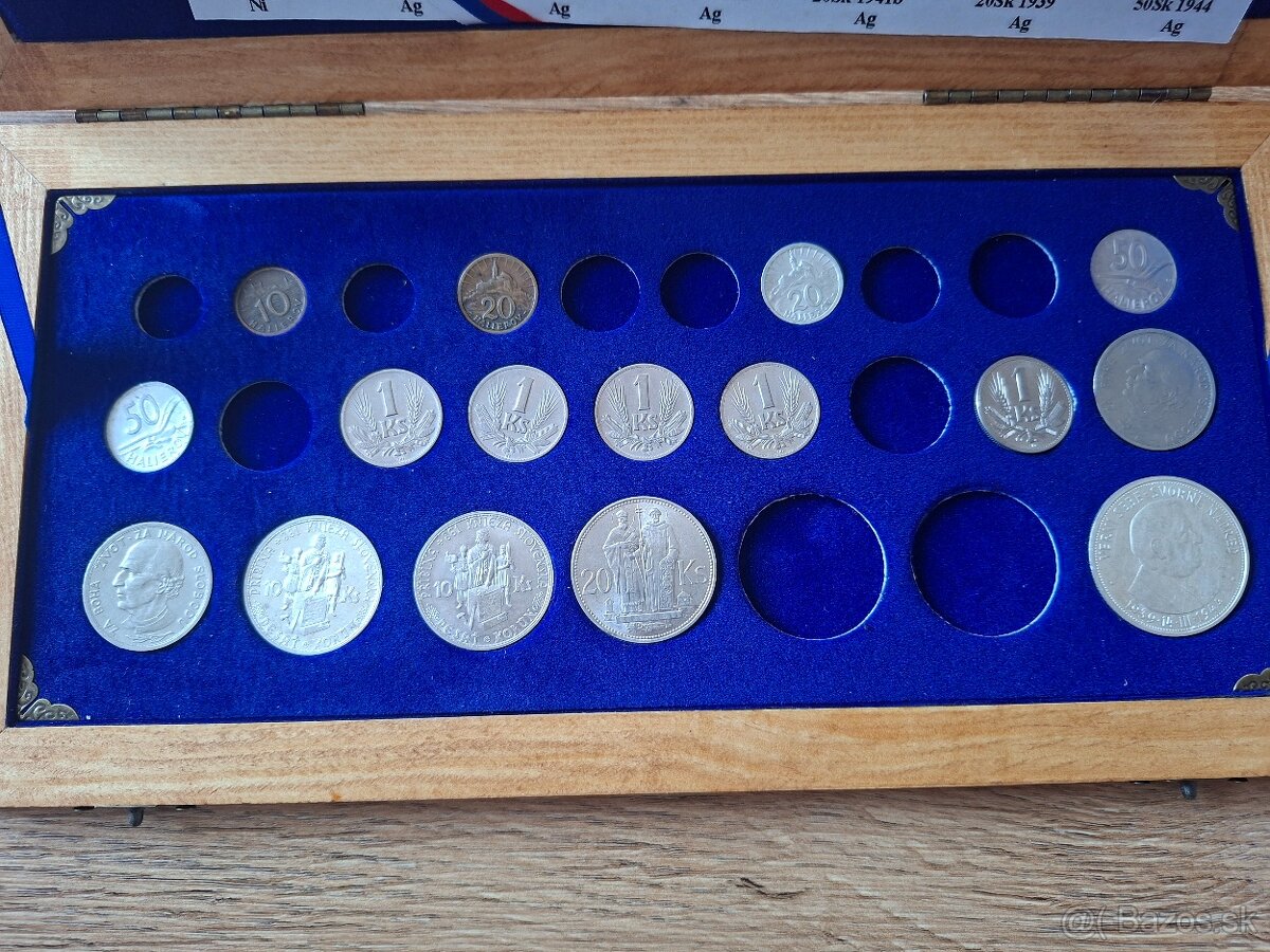 Slovenský štát - mince 1939 - 1945