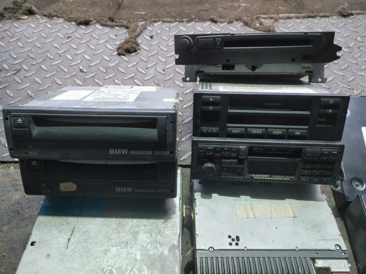bmw e38 radio , e90 cd menic, zosilovac x5, e39, e34,e39