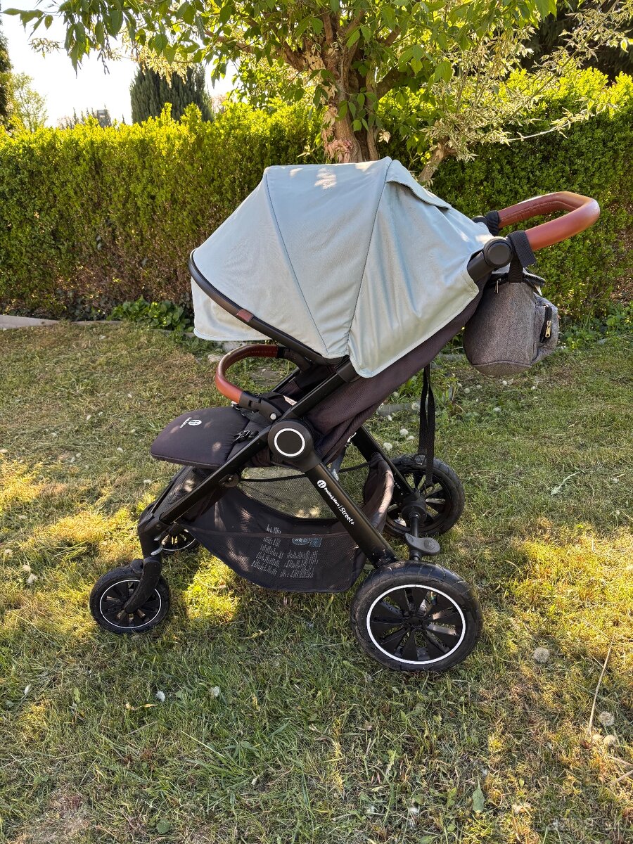 Kočík street air black iron green