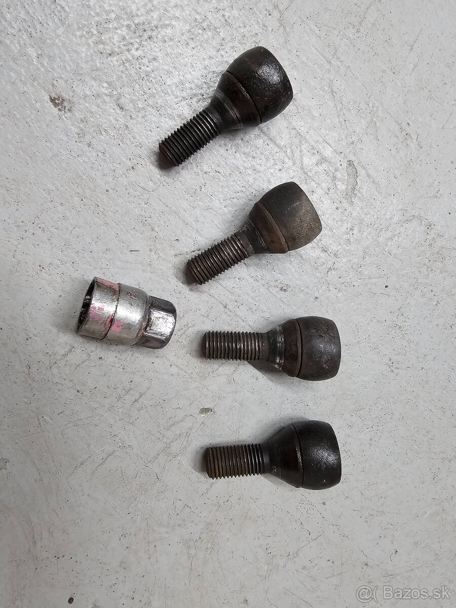Bezpečnostne skrutky M12x1.5x24 FIAT,OPEL,BMW ine