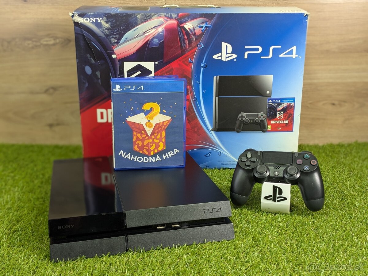 Sony Playstation 4 500GB, 1 ovládač, 1 náhodná hra