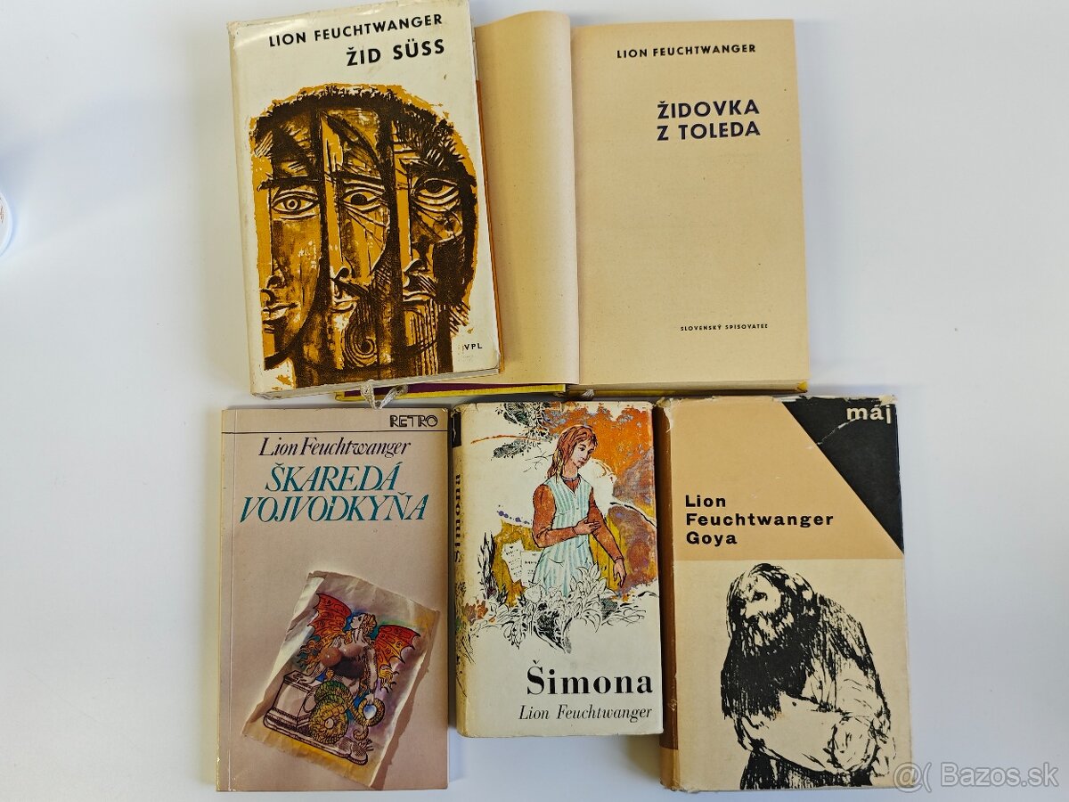 Lion Feuchtwanger (8 kníh za 15€)