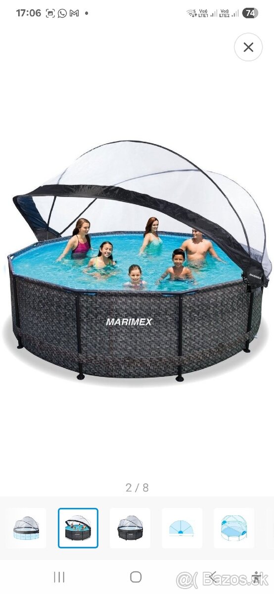 Zastrešenie Marimex Pool House Control 3,66 m
