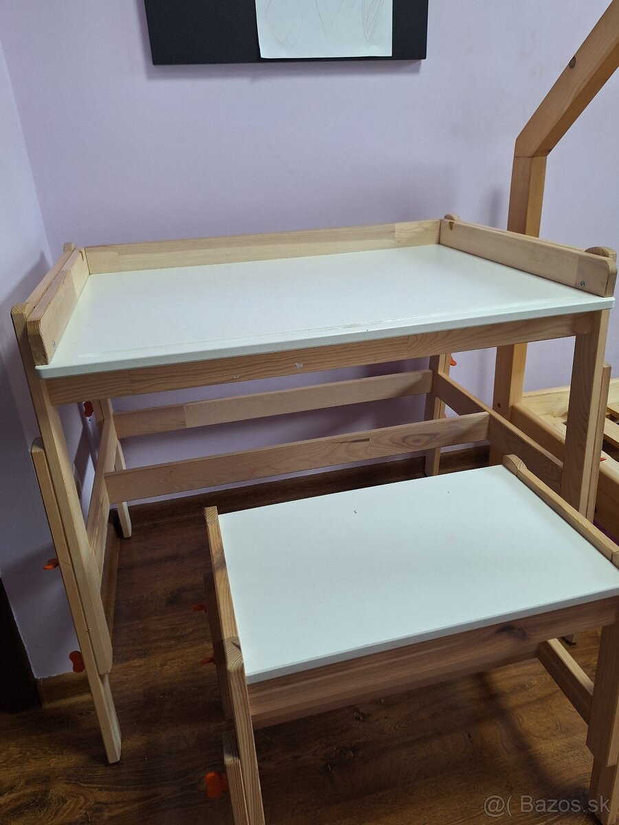 Stolik so stolickou ikea
