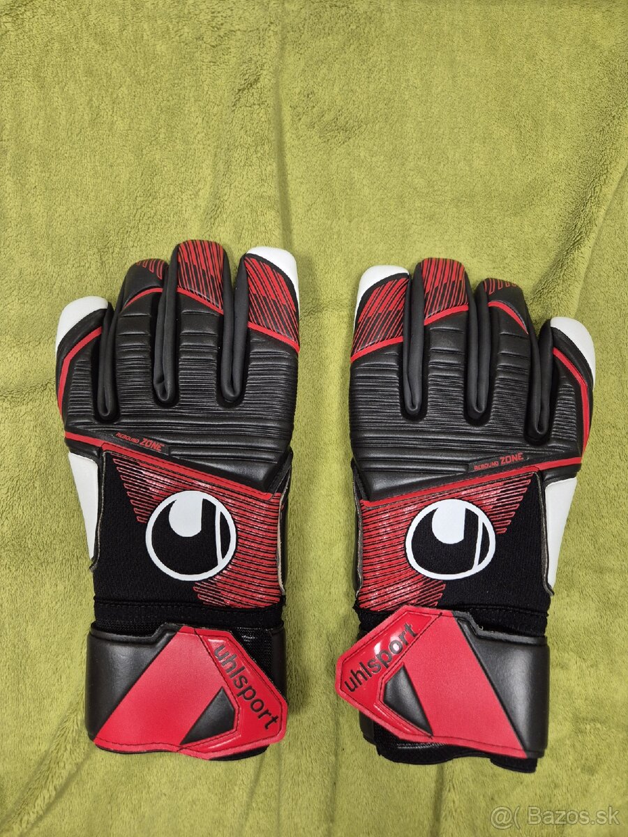 Predám rukavice UHLSPORT SSG, NC, veľkosť 9