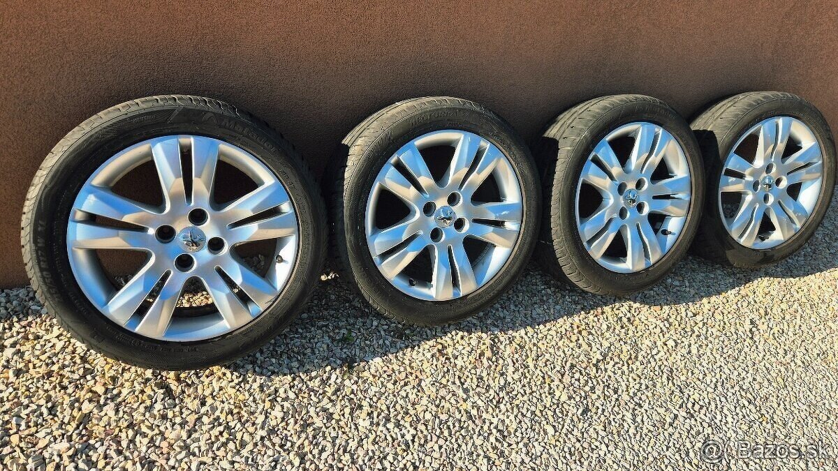 Predam originálne kolesa Peugeot/Citroen 4x108 r17