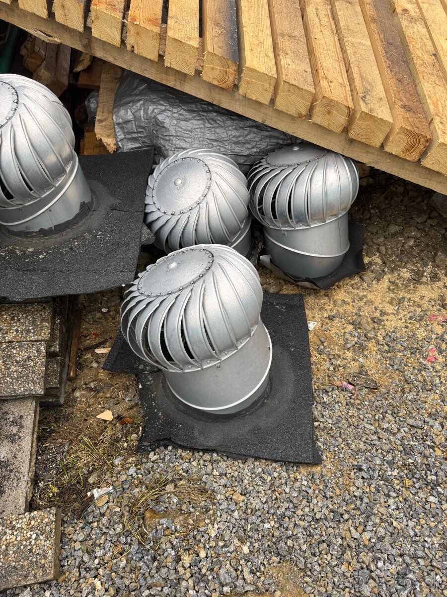 Komínová rotačná hlavica