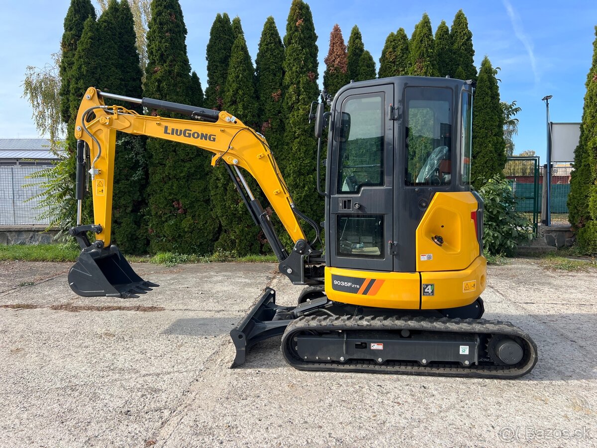Pásový bager Liugong 9035F – NOVÝ 2025 11mth – motor YANMAR