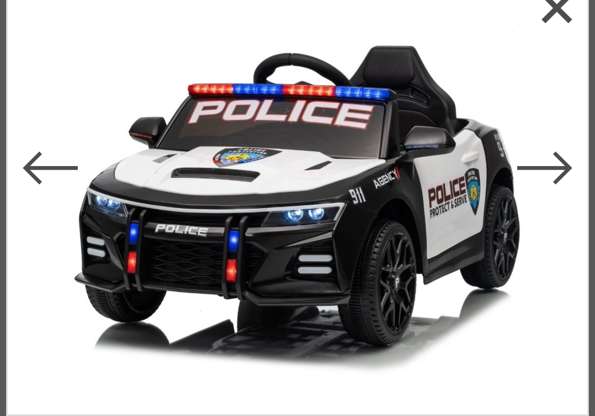 Elektrické autíčko policajné