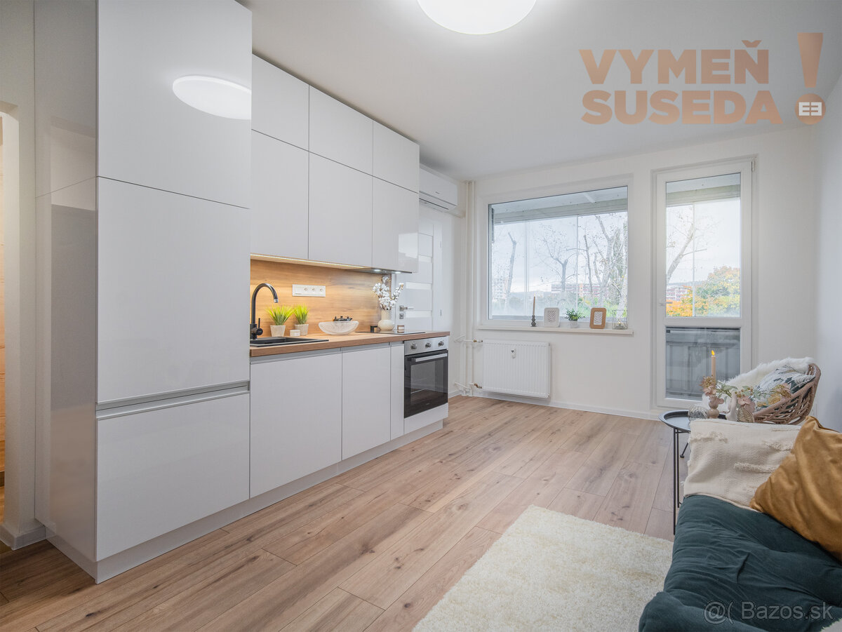 VYMEŇ SUSEDA - VÝNIMOČNÝ 2 IZB. ZREKONŠTRUOVANÝ EŠTE NEOBÝV