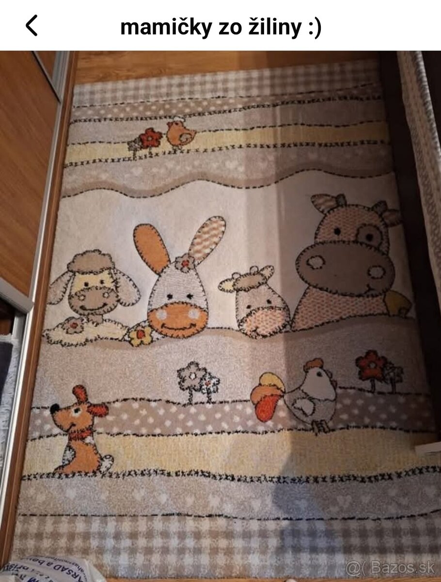 Detsky koberec zvieratka