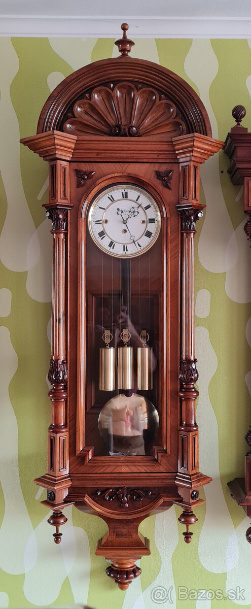 viedenské hodiny 3-závažové Grande Sonnerie