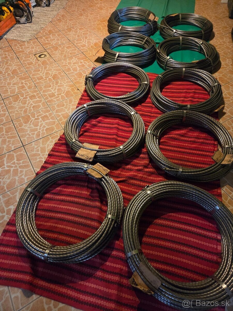 Predám nové kvalitné valcované lano 12mm