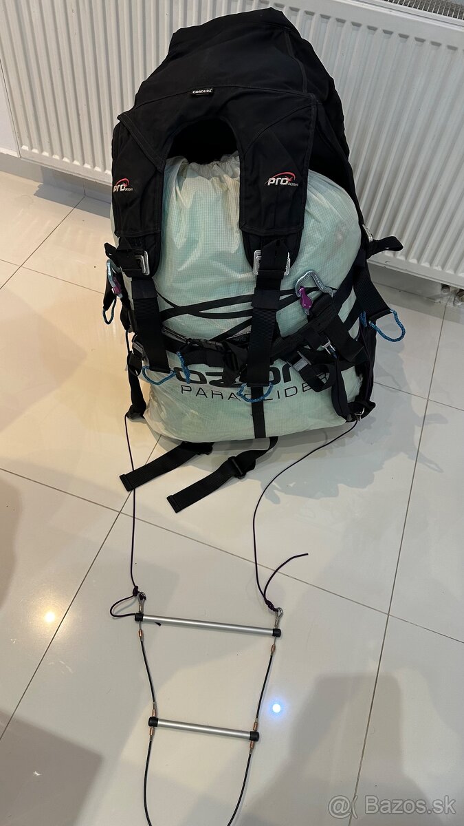 Predam na Paraglajdink kompletnú zostavu. PADAK značky Ozon.