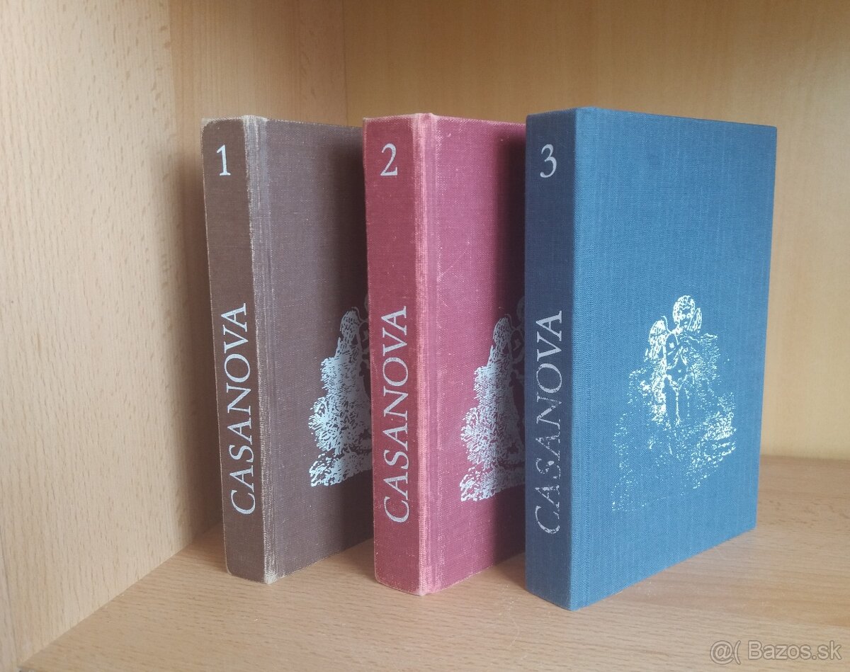 Knihy Giacomo Casanova pamäti