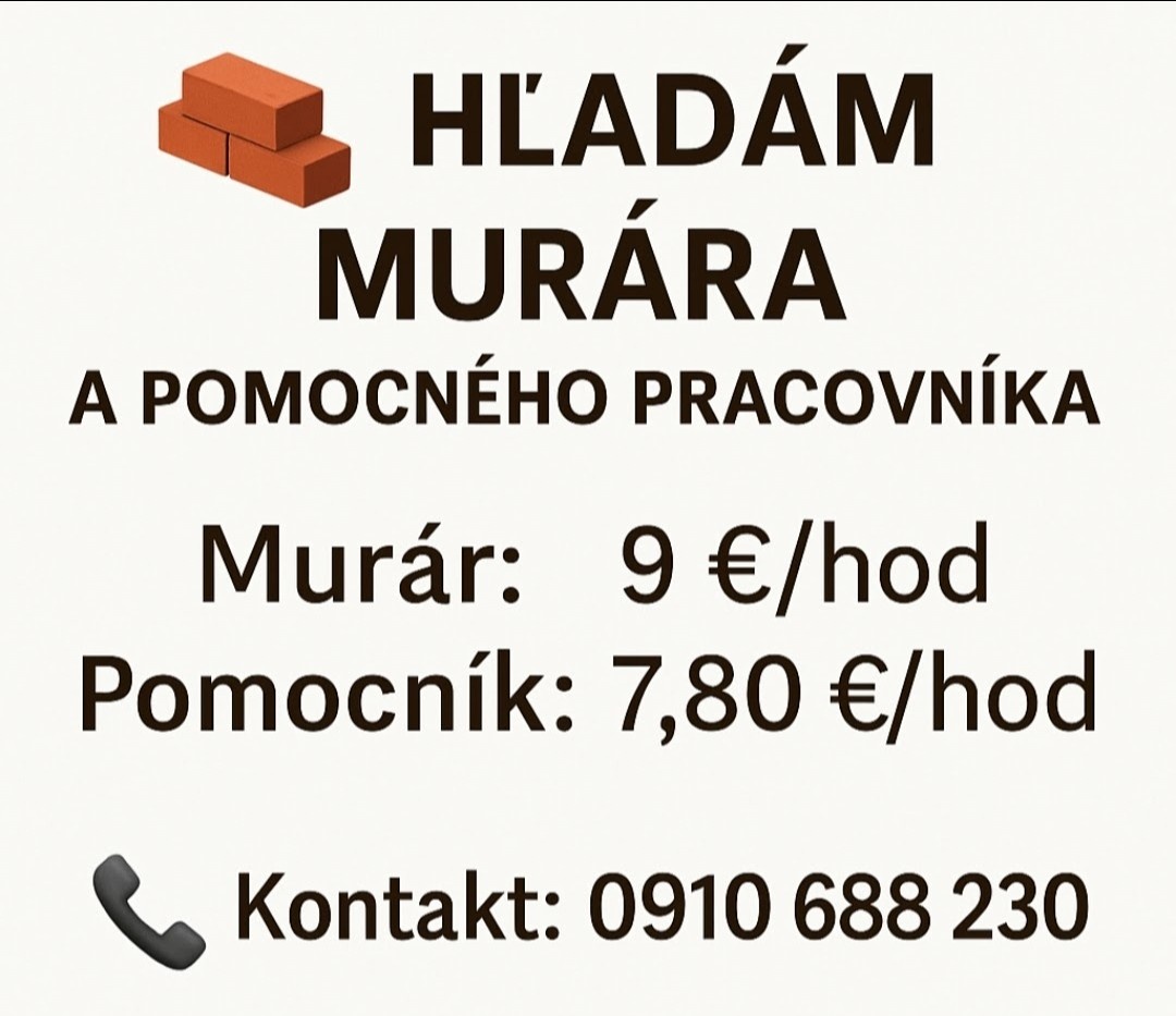 Hľadám murára