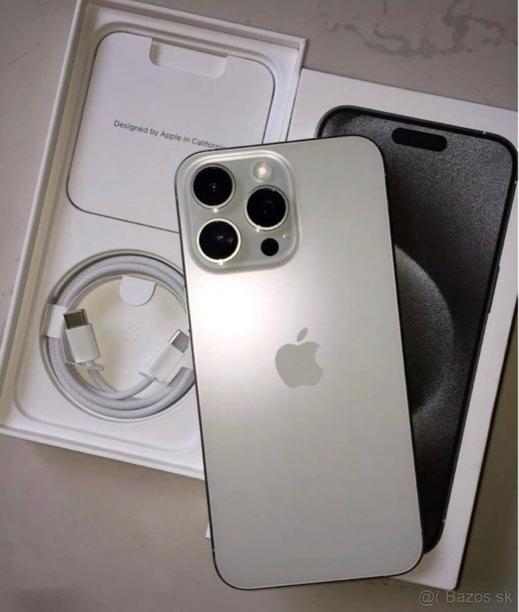 Predám v 100% stave iphone 15 pro 512gb
