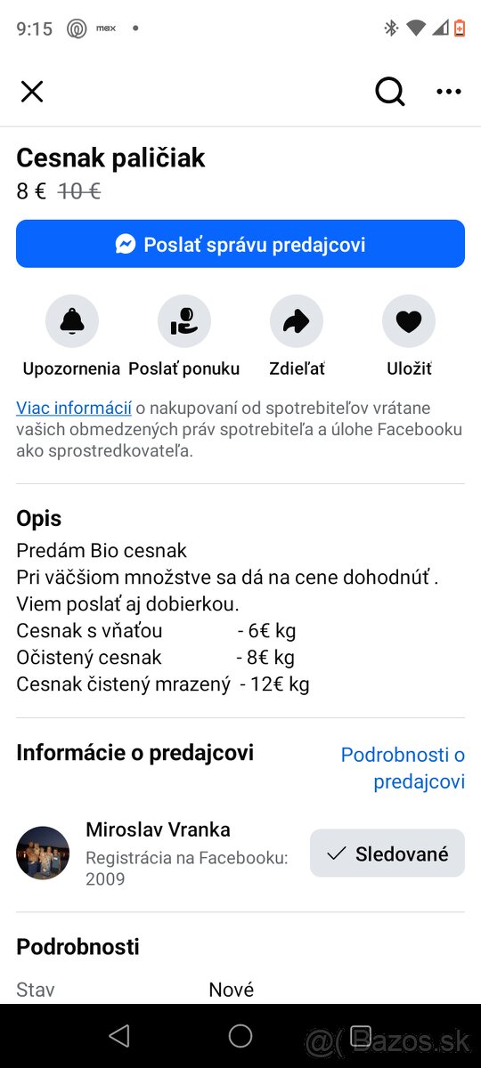 Cesnak BIO
