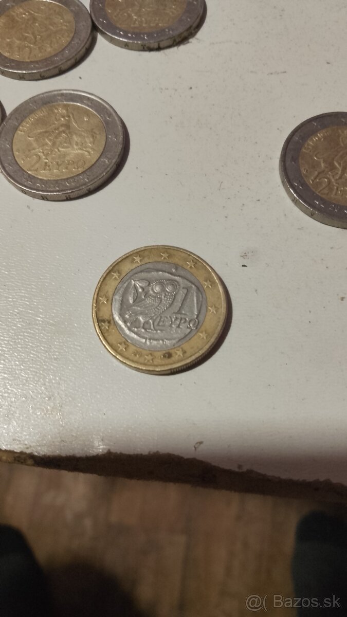 1euro minca grecko 2002 Sova