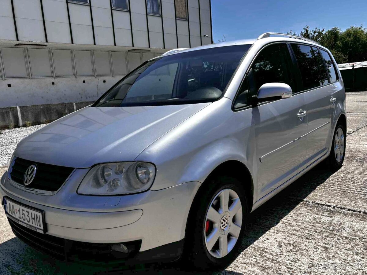 Predám Volkswagen Touran 1.9 TDI 77kw M6 7 miestny 2006