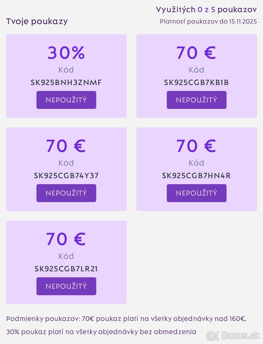 Darujem darčekové poukážky Dajana Rodriguez