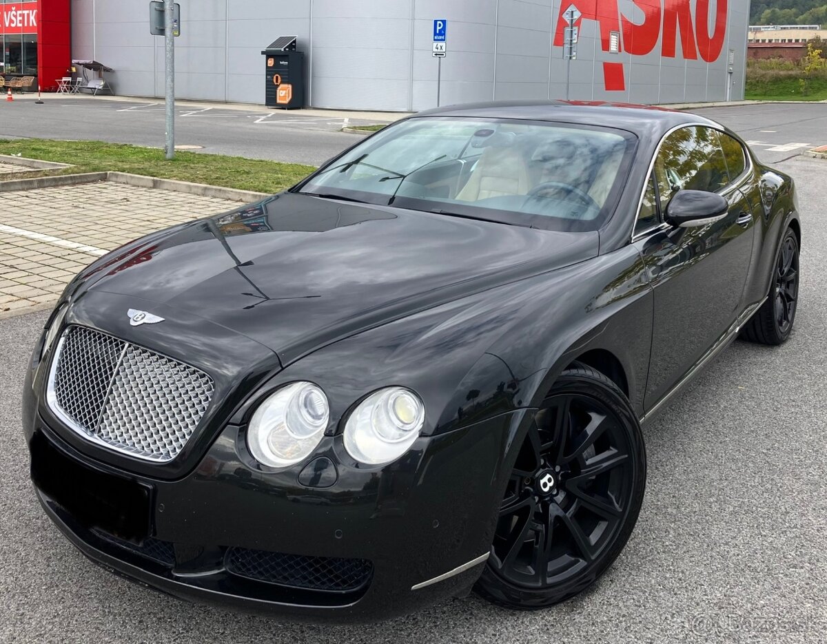Bentley Continental GT 6.0 W12 560ps Crystal black