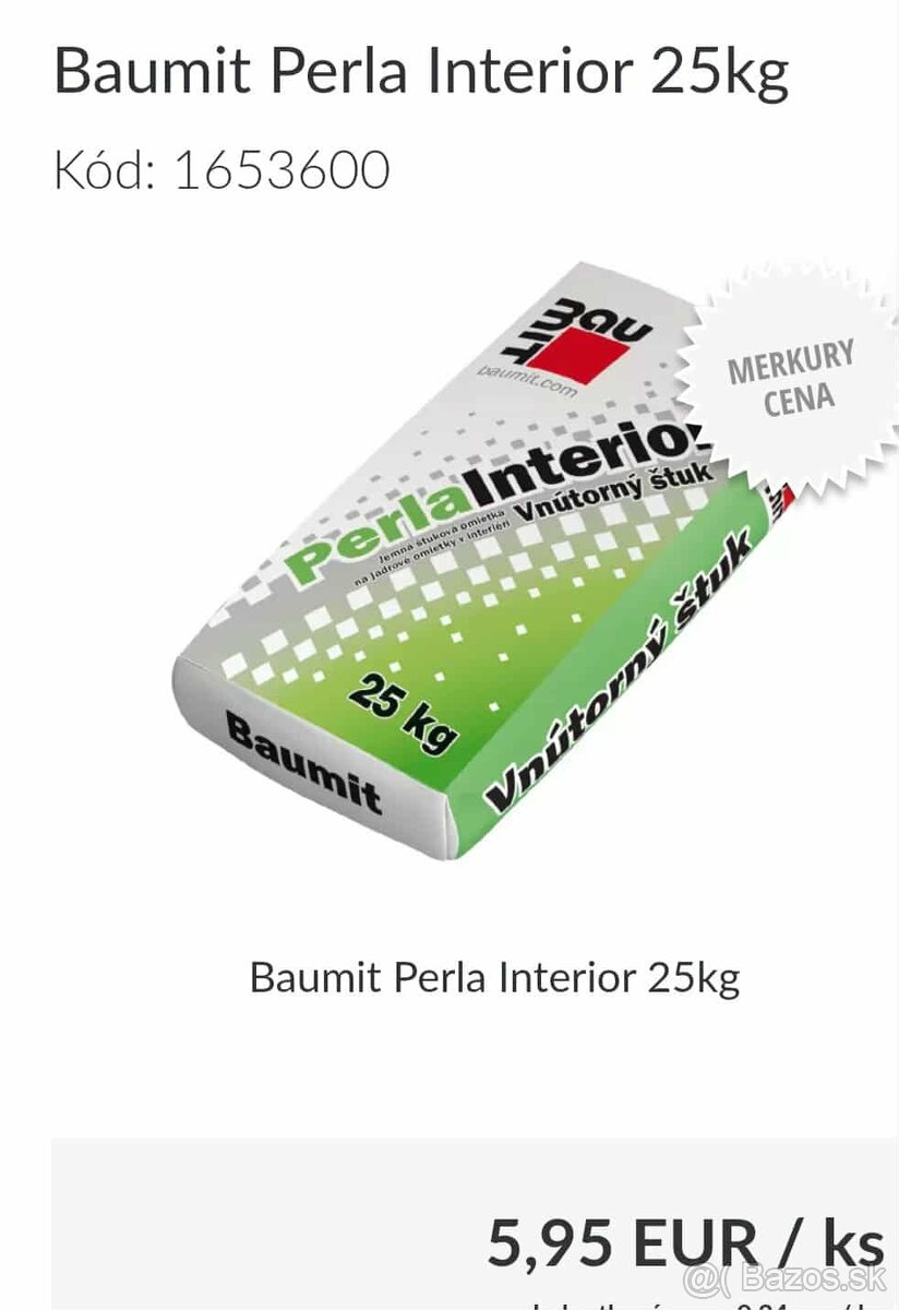 Interiérová omietka