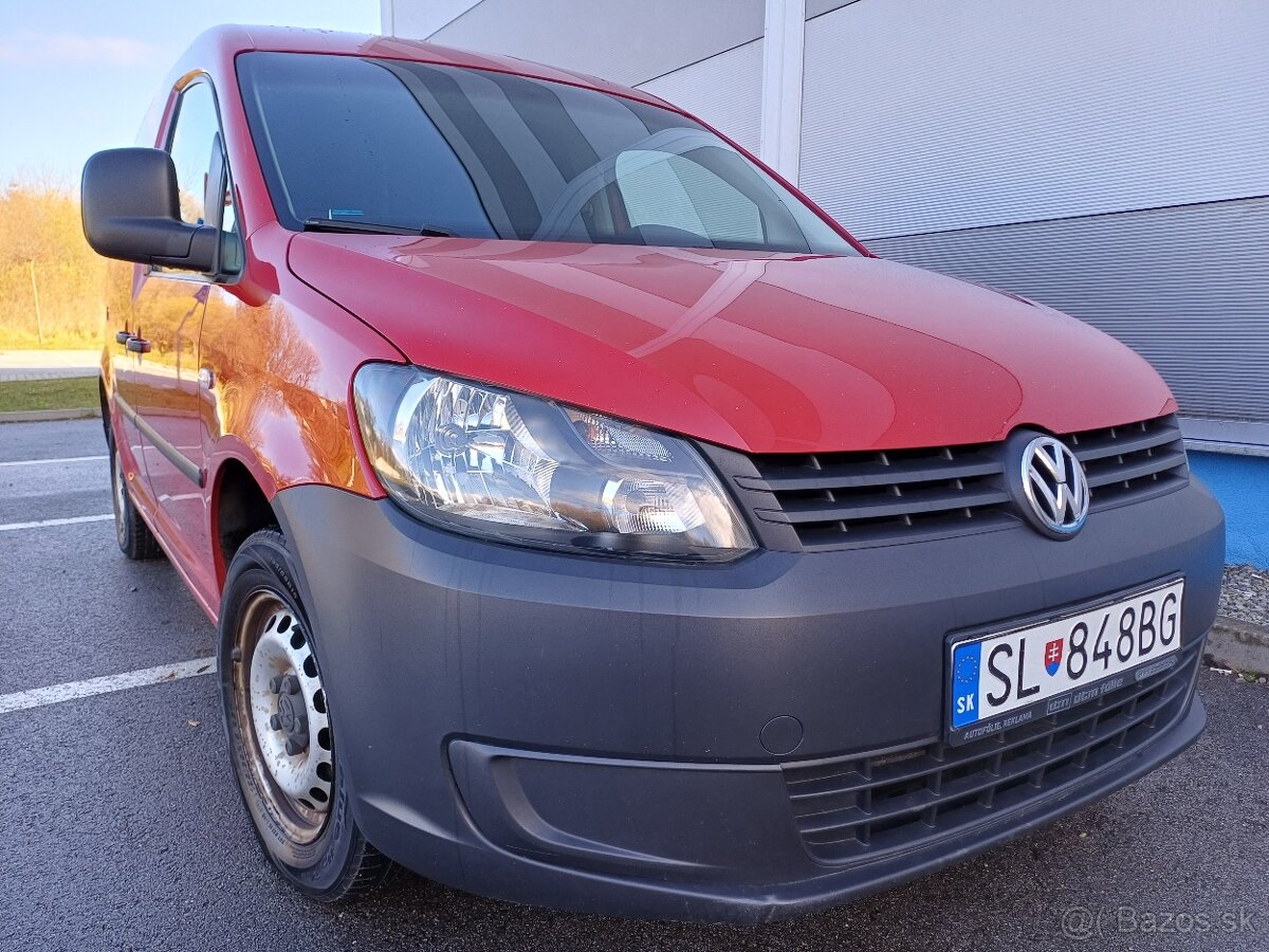 VW Caddy 1,6 tdi - rok 2014 - 1 majiteľ - pravidelný servis