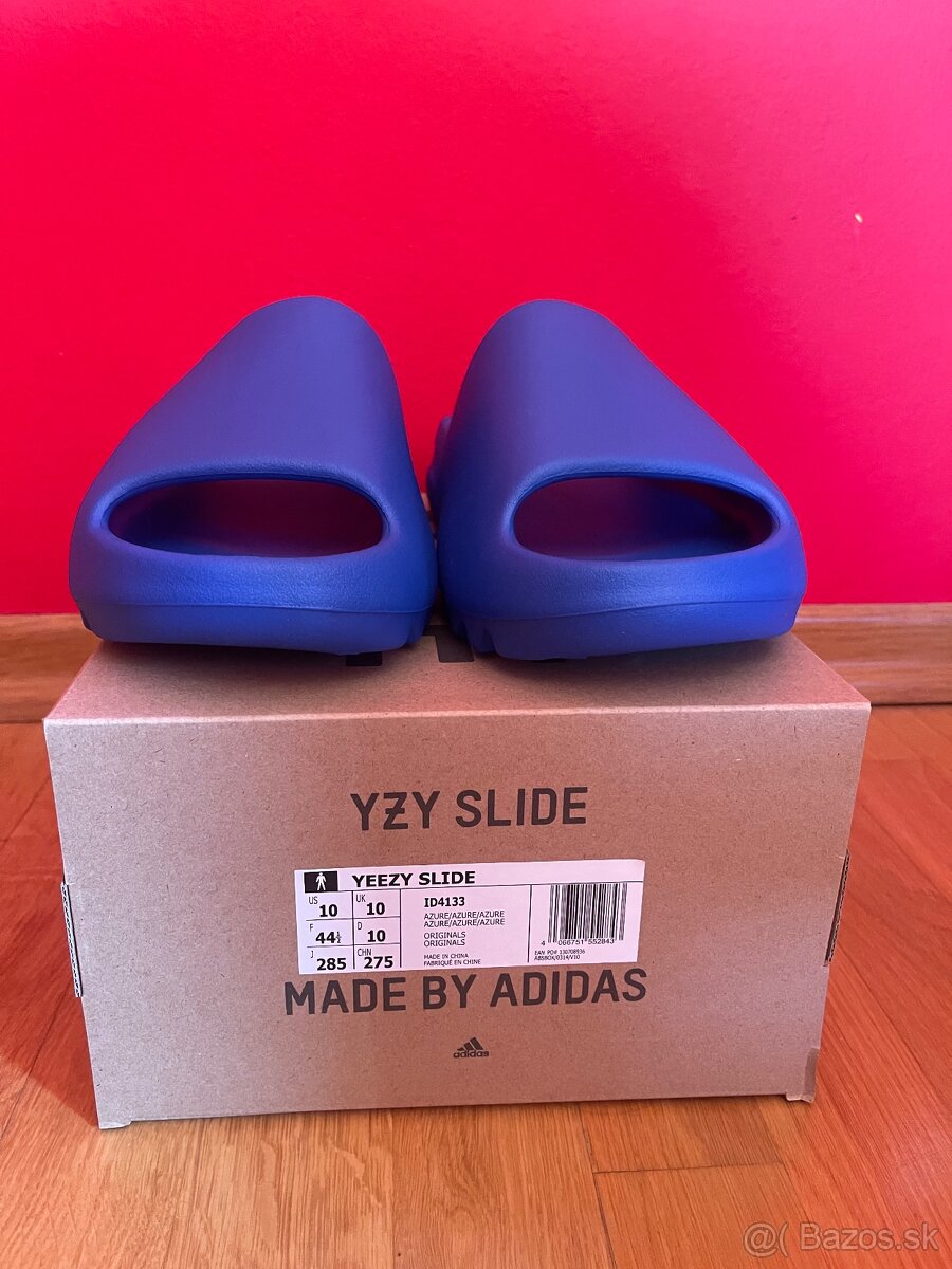 Adidas Yeezy slides azure