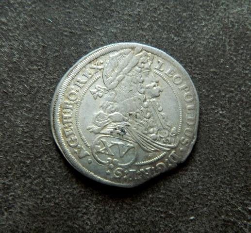 Predám XV grajciar 1695 Viedeň Leopold I.