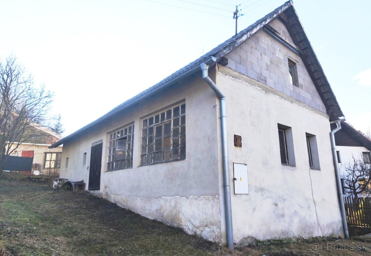 Predaj,domček v obci Podkriváň,okres Detva