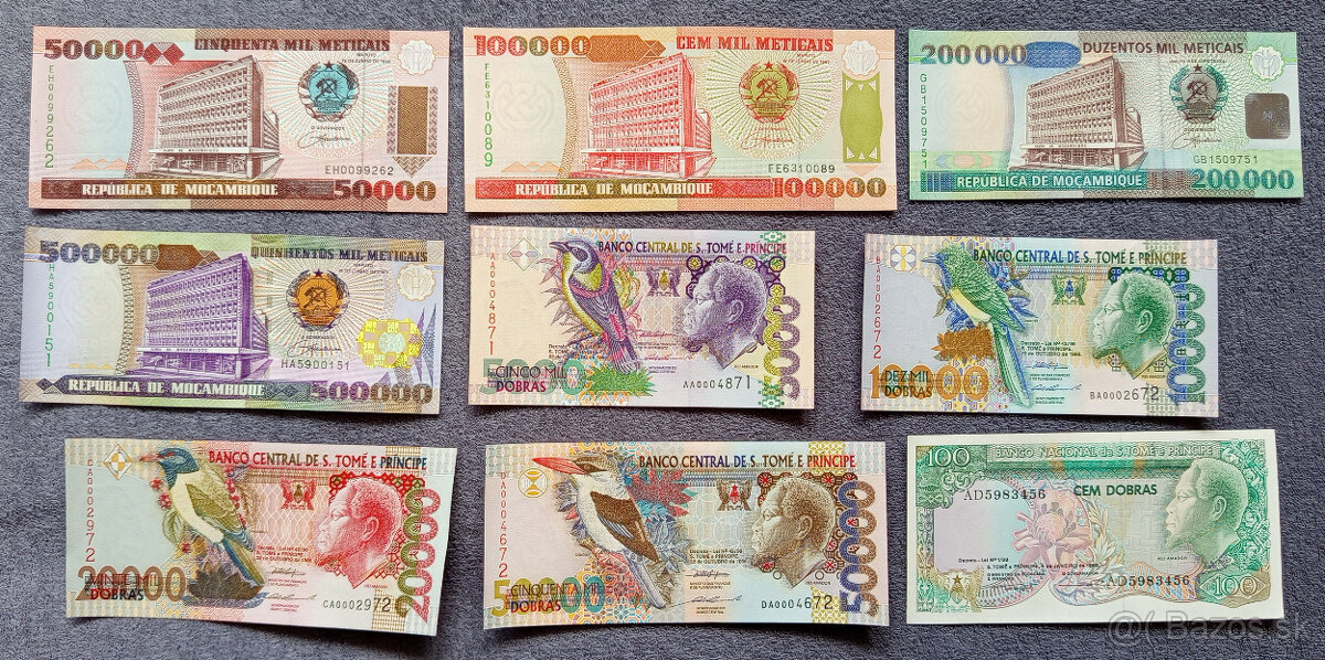 Bankovky svet UNC 9